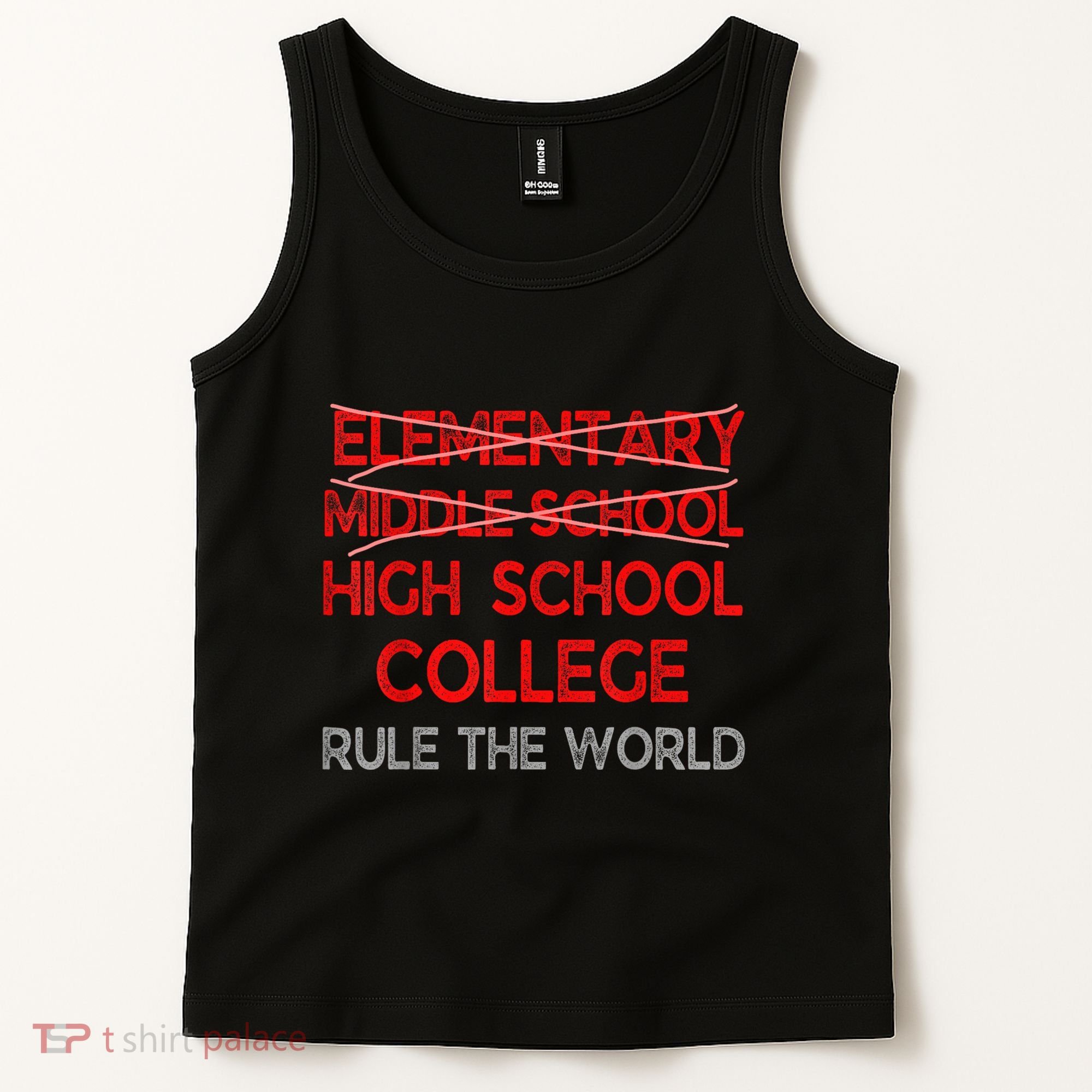 8th Grade Graduation Funny Middle School Graduation Tank Top