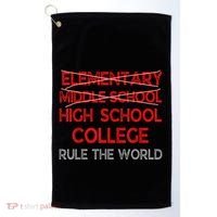 8th Grade Graduation Funny Middle School Graduation Golf Towel thumb 0