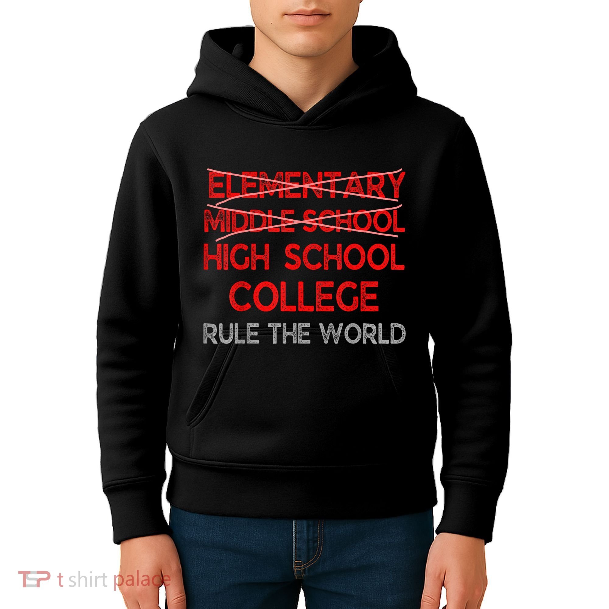 8th Grade Graduation Funny Middle School Graduation Kids Hoodie