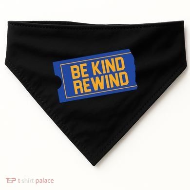 80s Gift Gift 90s Outfit Gift Be Kind Rewind Gift USA-Made Doggie Bandana