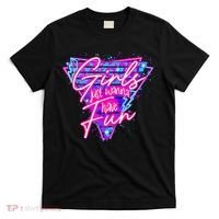 80s Girl Just Wanna Have Fun Nostalgia 1980s T-Shirt thumb 0