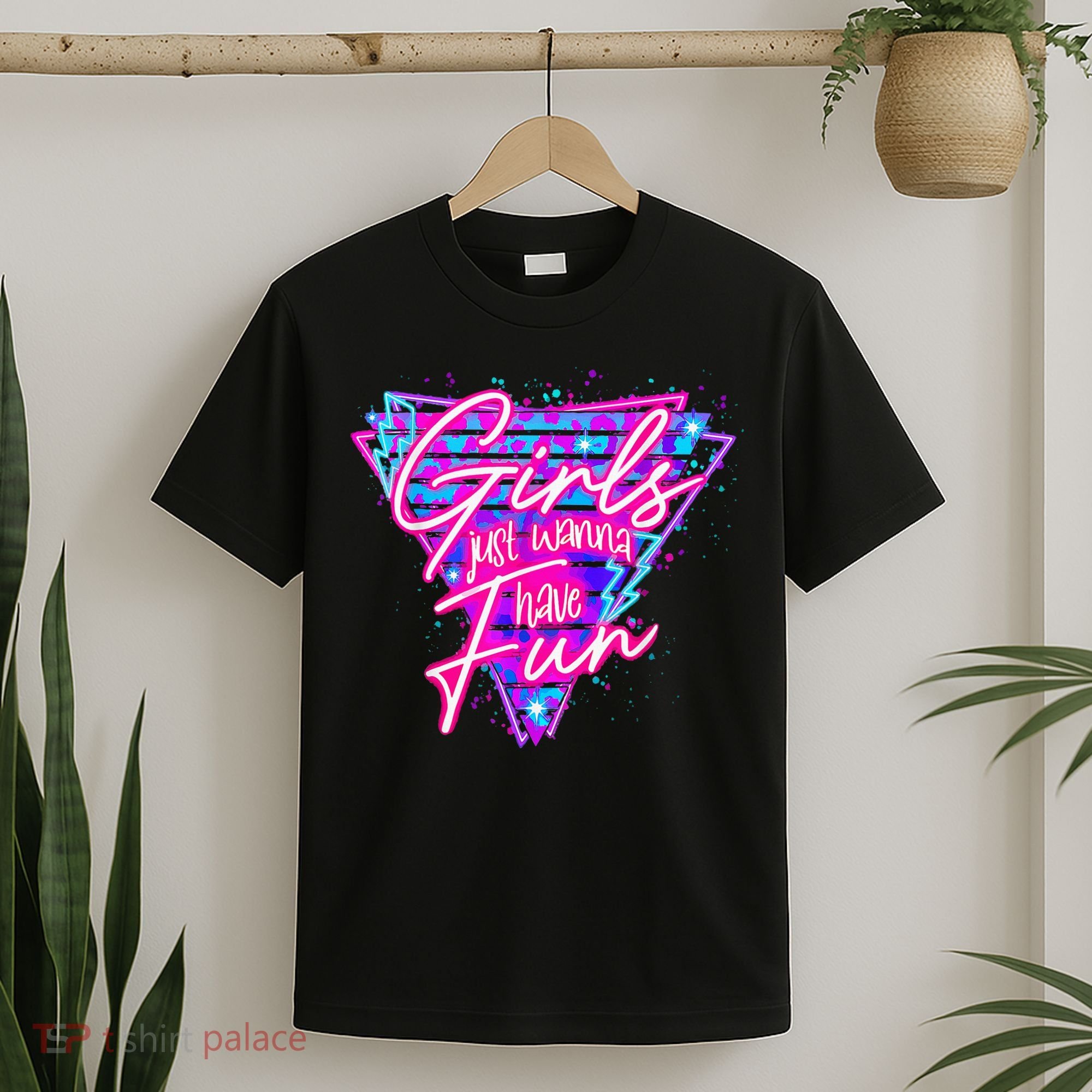80s Girl Just Wanna Have Fun Nostalgia 1980s T-Shirt