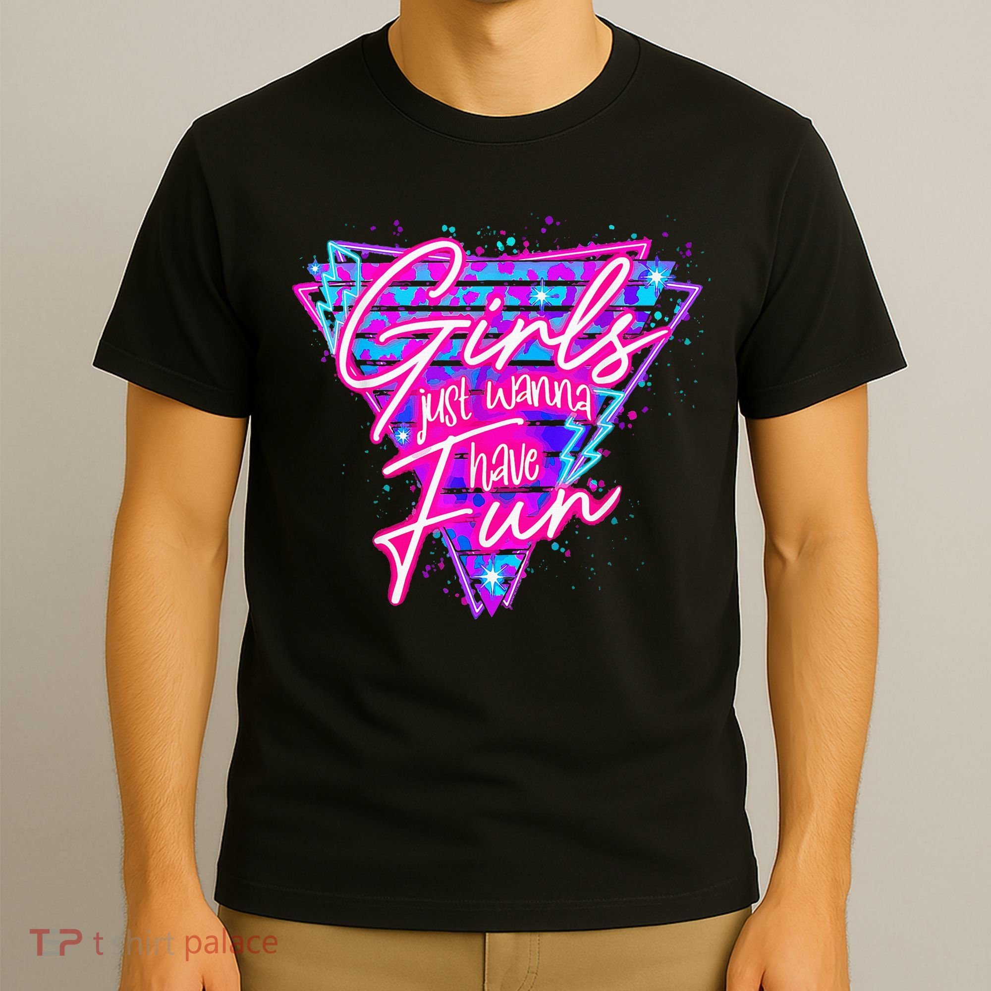 80s Girl Just Wanna Have Fun Nostalgia 1980s T-Shirt