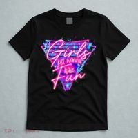 80s Girl Just Wanna Have Fun Nostalgia 1980s T-Shirt thumb 5