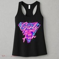 80s Girl Just Wanna Have Fun Nostalgia 1980s Women's Tank Top thumb 3