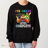 8Th Grade Level Complete Last Day Of School Graduation Women's Sweatshirt thumb 0