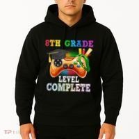 8Th Grade Level Complete Last Day Of School Graduation Hoodie thumb 2