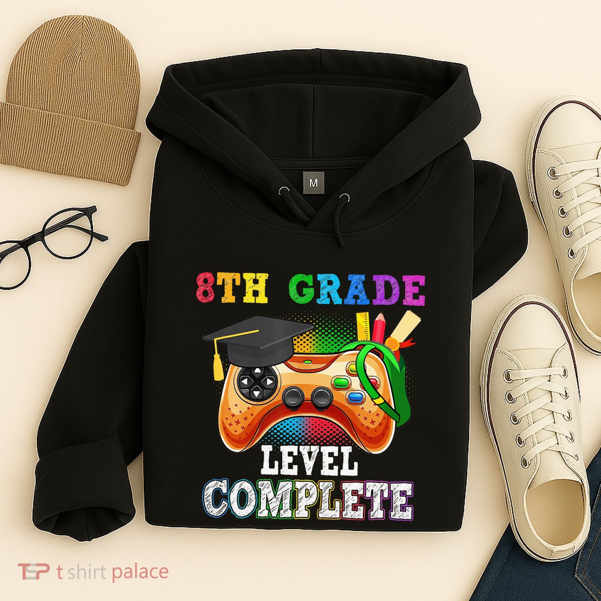 8Th Grade Level Complete Last Day Of School Graduation Hoodie