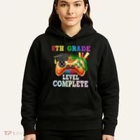 8Th Grade Level Complete Last Day Of School Graduation Hoodie thumb 5