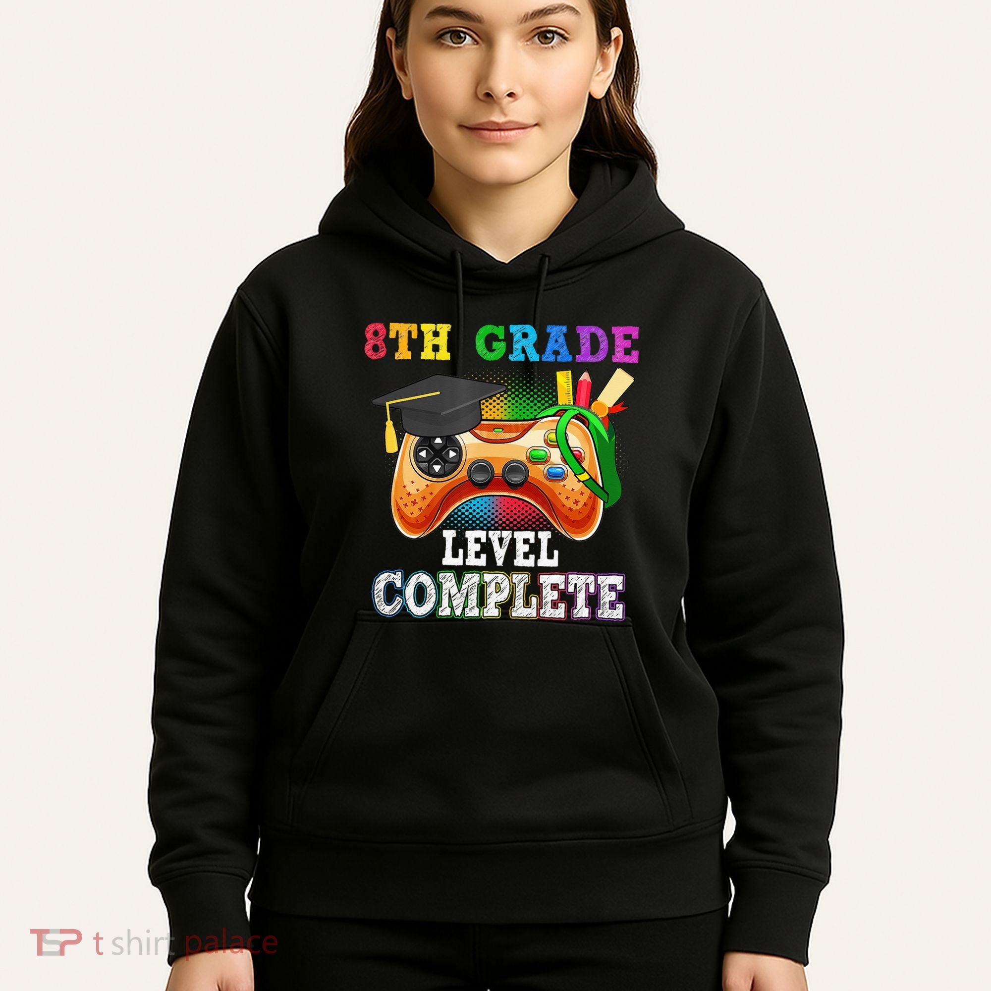 8Th Grade Level Complete Last Day Of School Graduation Hoodie