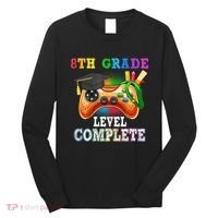 8Th Grade Level Complete Last Day Of School Graduation Long Sleeve Shirt thumb 0