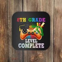 8Th Grade Level Complete Last Day Of School Graduation Coaster thumb 0