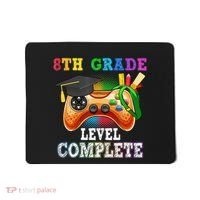 8Th Grade Level Complete Last Day Of School Graduation Mousepad thumb 0