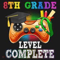 8Th Grade Level Complete Last Day Of School Graduation Mousepad thumb 1