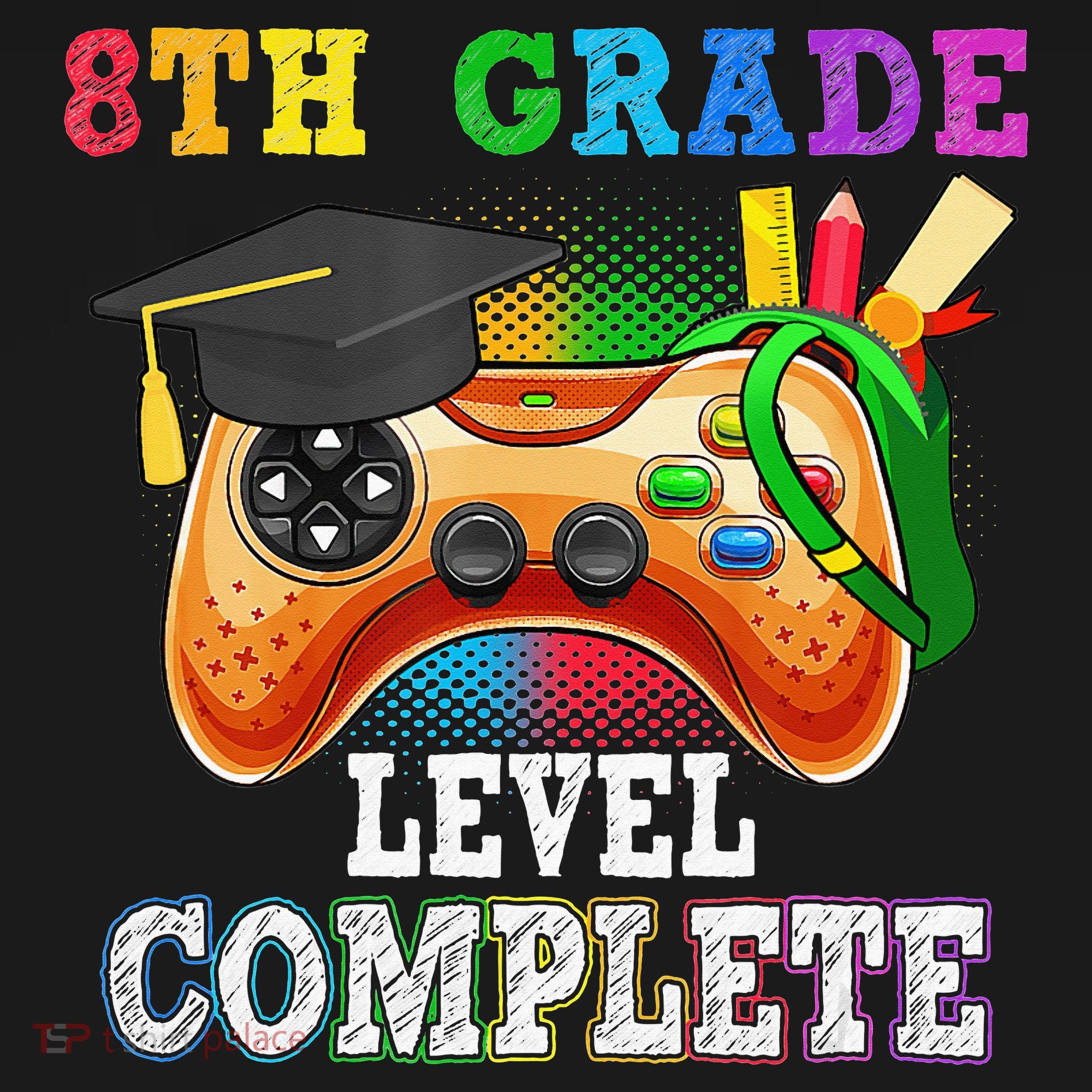 8Th Grade Level Complete Last Day Of School Graduation Mousepad