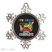 8Th Grade Level Complete Last Day Of School Graduation Ornament thumb 0