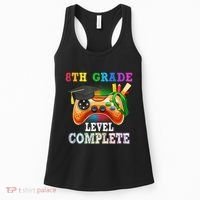 8Th Grade Level Complete Last Day Of School Graduation Women's Tank Top thumb 0