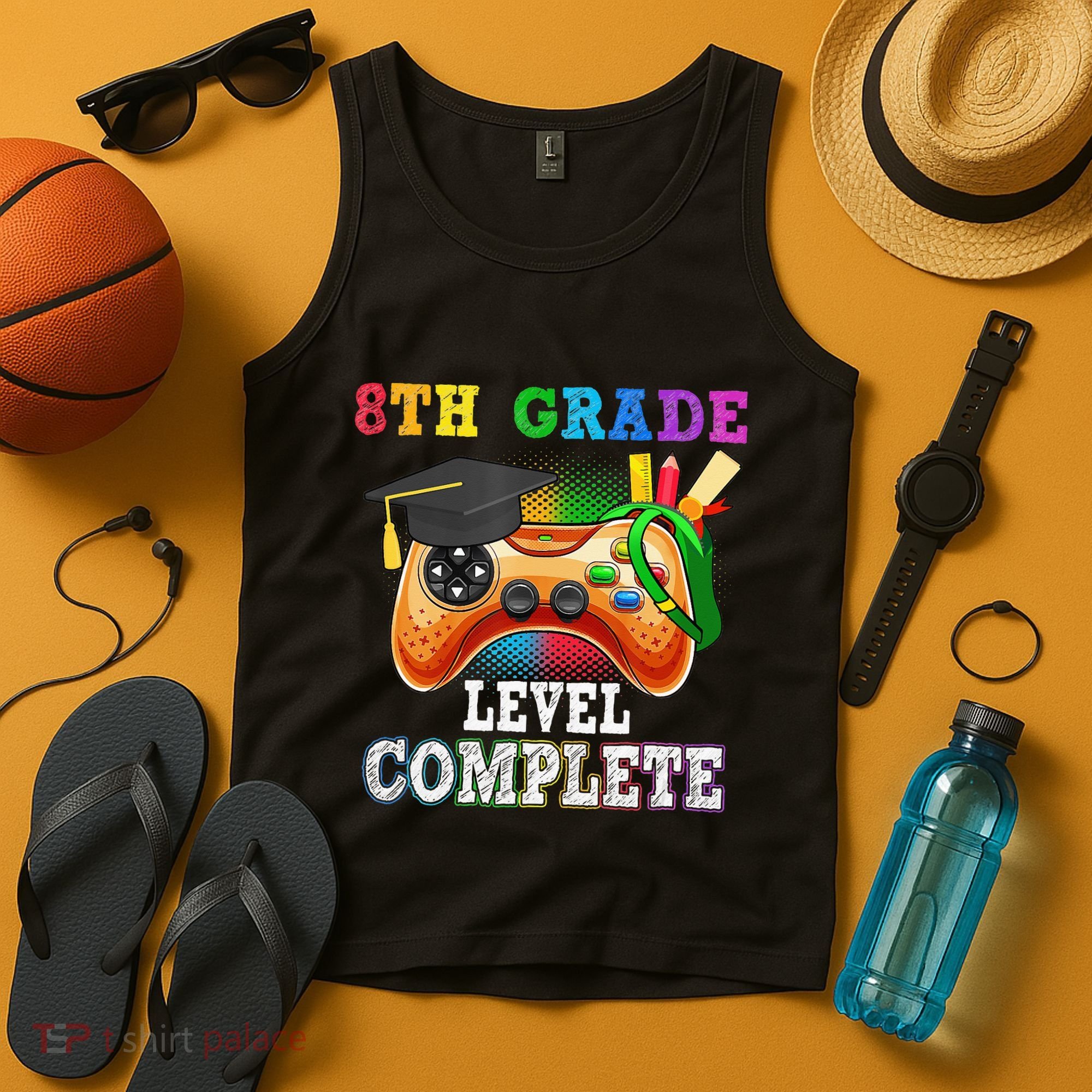 8Th Grade Level Complete Last Day Of School Graduation Tank Top