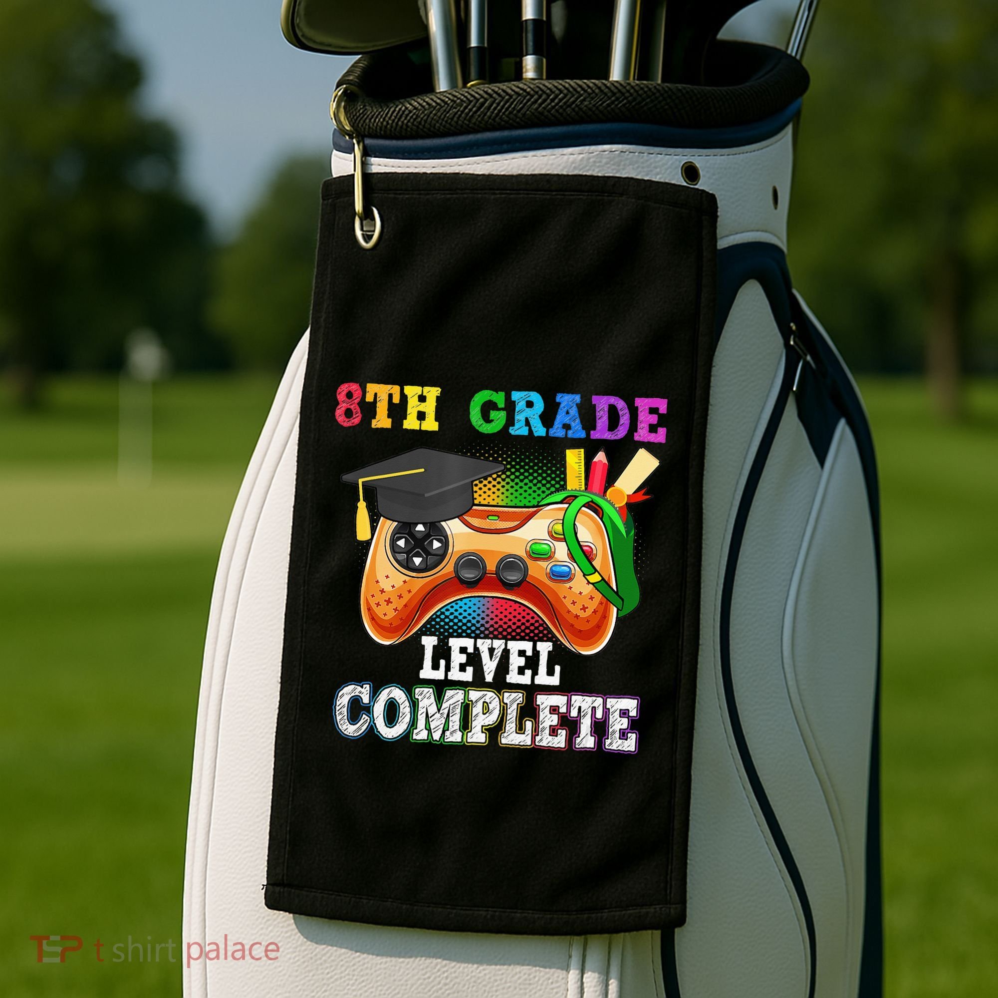 8Th Grade Level Complete Last Day Of School Graduation Golf Towel