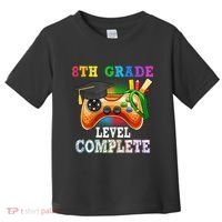 8Th Grade Level Complete Last Day Of School Graduation Toddler T-Shirt thumb 0