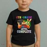 8Th Grade Level Complete Last Day Of School Graduation Toddler T-Shirt thumb 2