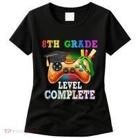 8Th Grade Level Complete Last Day Of School Graduation Women's T-Shirt thumb 0