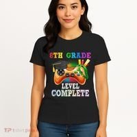 8Th Grade Level Complete Last Day Of School Graduation Women's T-Shirt thumb 4