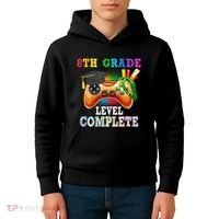 8Th Grade Level Complete Last Day Of School Graduation Kids Hoodie thumb 4