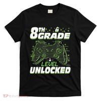 8Th Grade Level Unlocked Back To School Video Gamer T-Shirt thumb 0