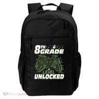 8Th Grade Level Unlocked Back To School Video Gamer Backpack thumb 0