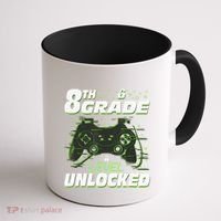 8Th Grade Level Unlocked Back To School Video Gamer Coffee Mug thumb 1