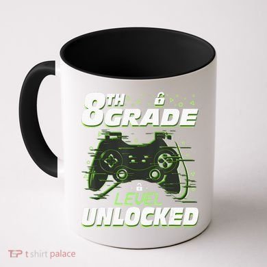 8Th Grade Level Unlocked Back To School Video Gamer Coffee Mug