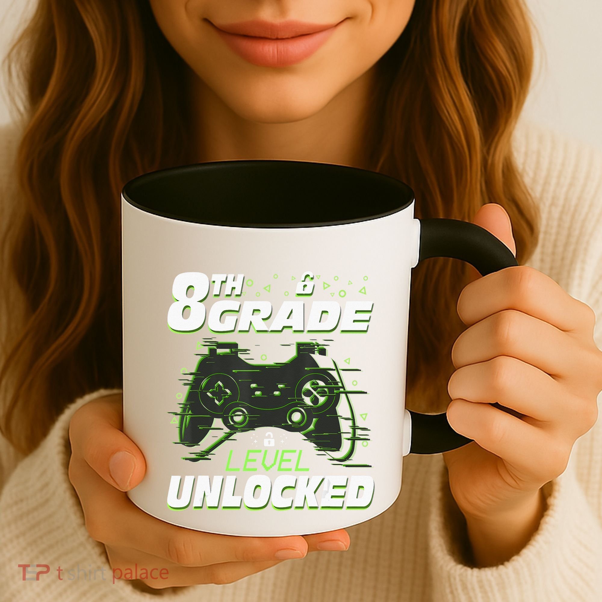 8Th Grade Level Unlocked Back To School Video Gamer Coffee Mug