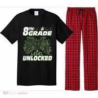 8Th Grade Level Unlocked Back To School Video Gamer Pajama Set thumb 0