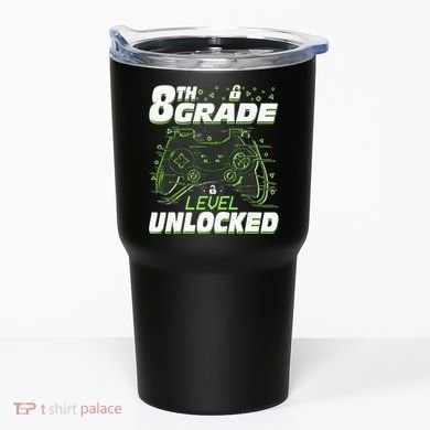 8Th Grade Level Unlocked Back To School Video Gamer Tumbler
