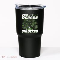 8Th Grade Level Unlocked Back To School Video Gamer Tumbler thumb 0