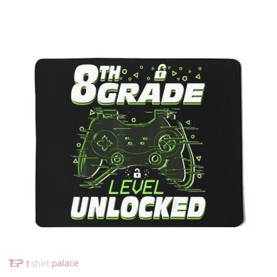 8Th Grade Level Unlocked Back To School Video Gamer Mousepad