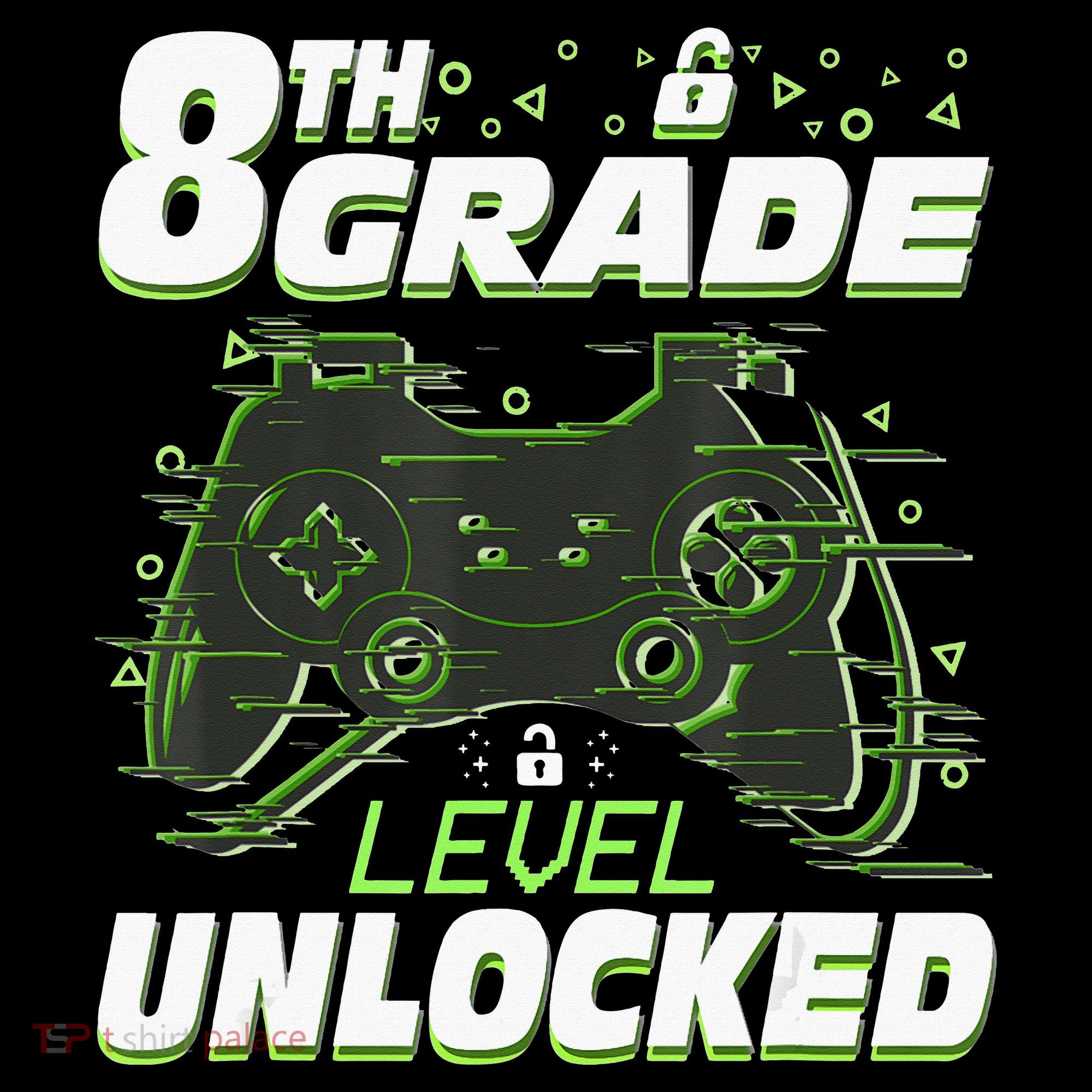 8Th Grade Level Unlocked Back To School Video Gamer Mousepad