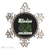 8Th Grade Level Unlocked Back To School Video Gamer Ornament thumb 0