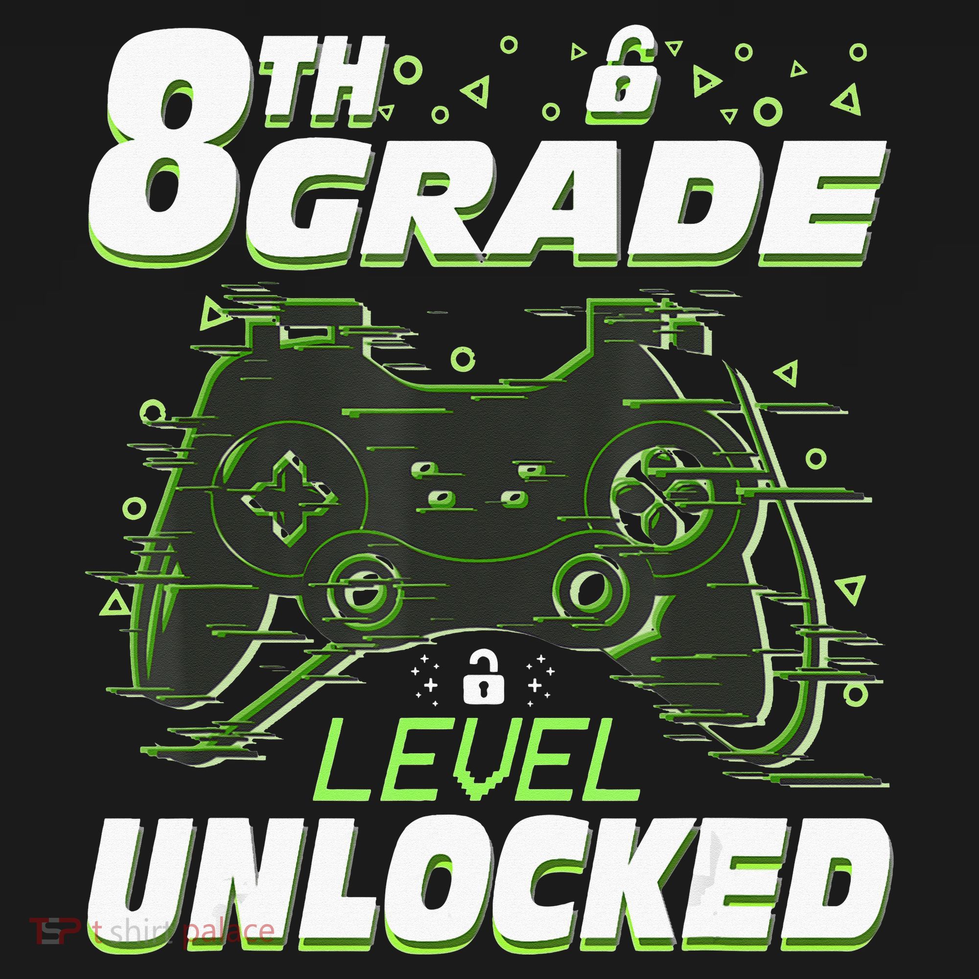 8Th Grade Level Unlocked Back To School Video Gamer Ornament