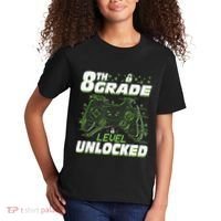 8Th Grade Level Unlocked Back To School Video Gamer Kids T-Shirt thumb 2