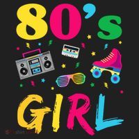 80s Girl Retro Costume Women's Sweatshirt thumb 2