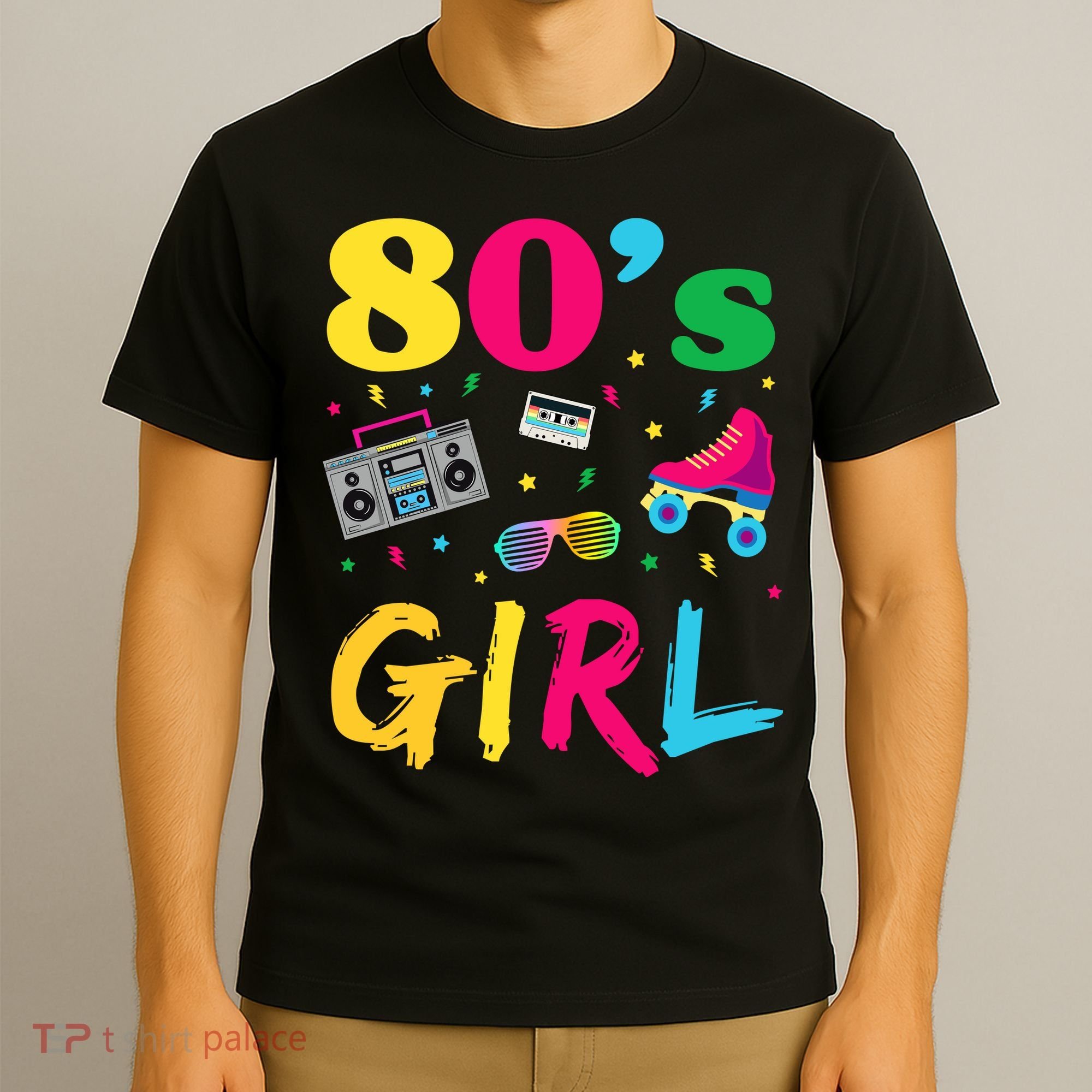 80s Girl Retro Costume T-Shirt