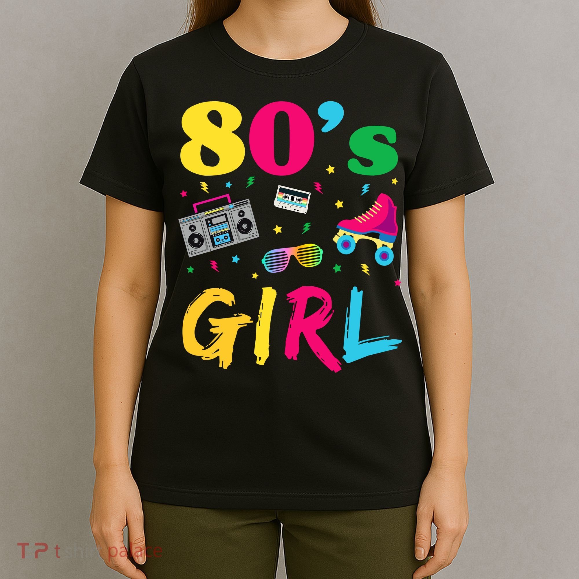 80s Girl Retro Costume T-Shirt