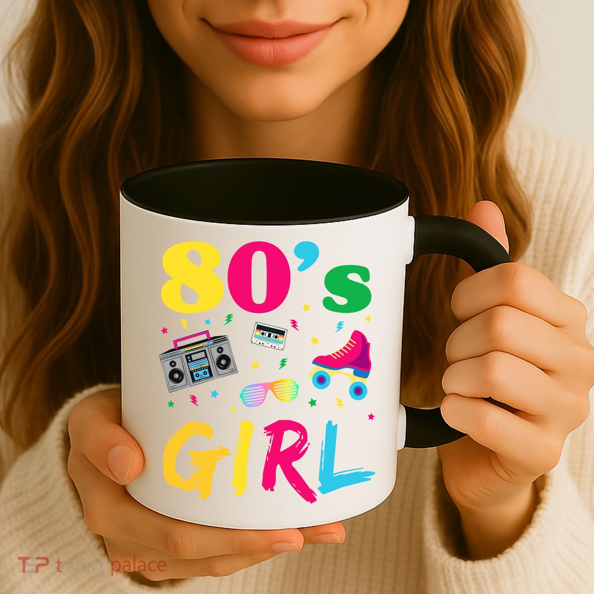 80s Girl Retro Costume Coffee Mug