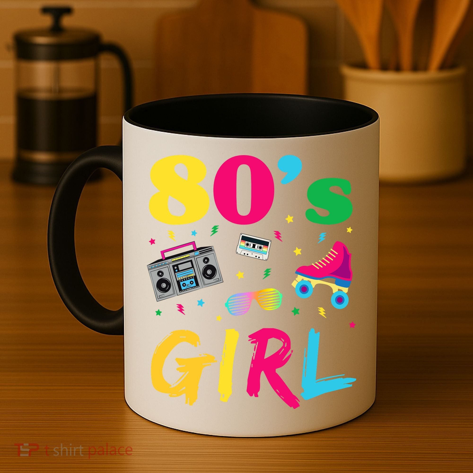 80s Girl Retro Costume Coffee Mug