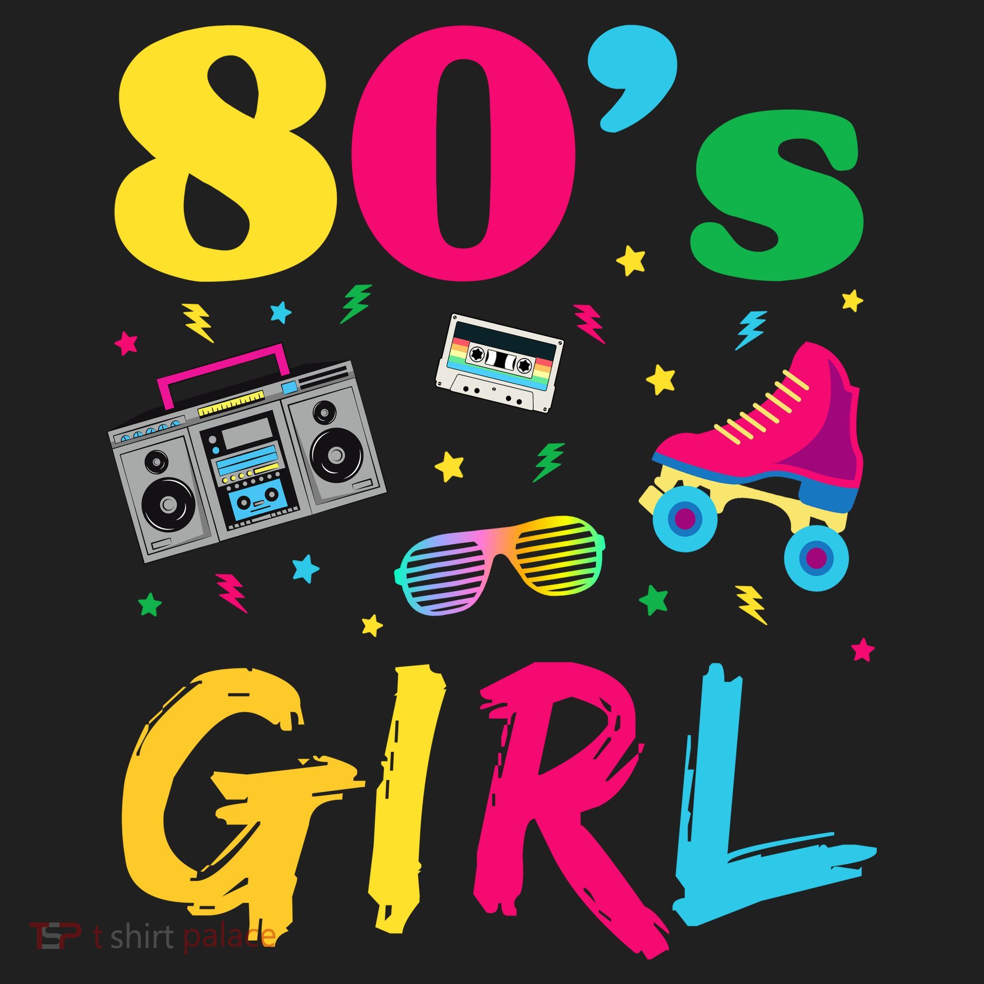 80s Girl Retro Costume Beanie