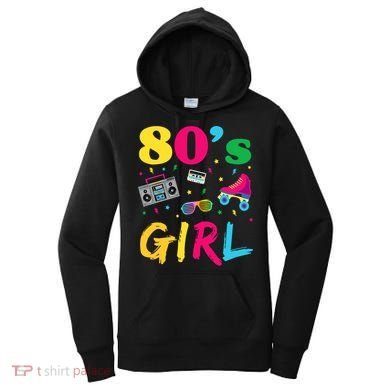 80s Girl Retro Costume Women's Hoodie