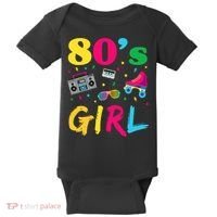 80s Girl Retro Costume Baby Bodysuit thumb 0