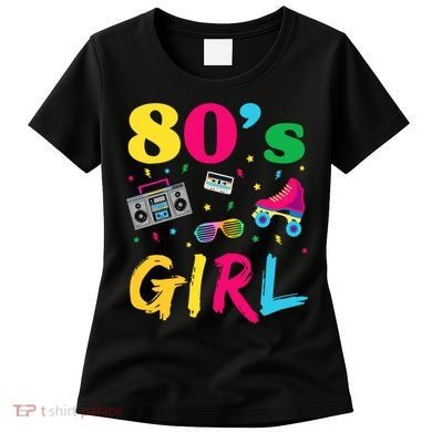 80s Girl Retro Costume Women's T-Shirt